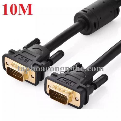 Ugreen 11633 10M màu Đen Cáp tín hiệu 2 đầu VGA VG101 30011633